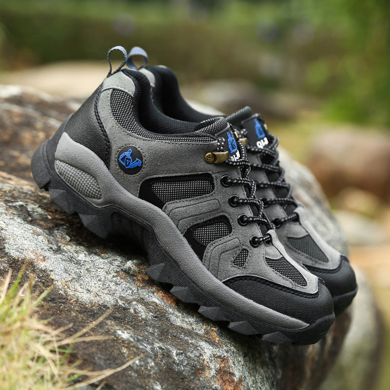 Men's Rugged Outdoor Hiking Shoes - All-Terrain Trail Boots