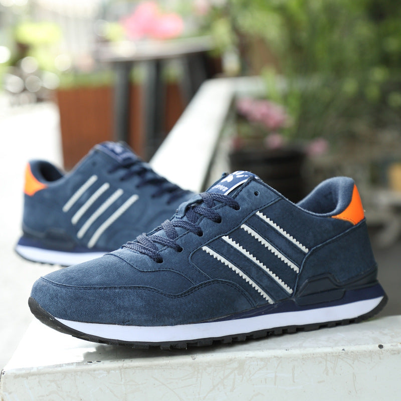 Men's Leather Casual Sneakers - Student-Friendly Everyday Shoes