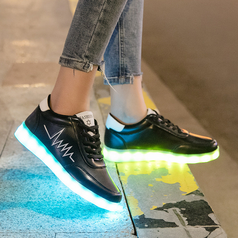 LED Luminous Sneakers - Light Up Shoes for Adults USB Rechargeable
