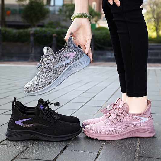Women's Breathable Casual Sneakers - Comfortable Walking Shoes