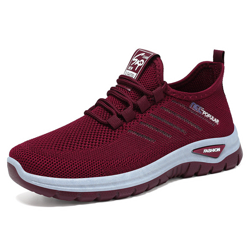 Men's Lightweight Walking Sneakers - Comfortable Soft Bottom Shoes