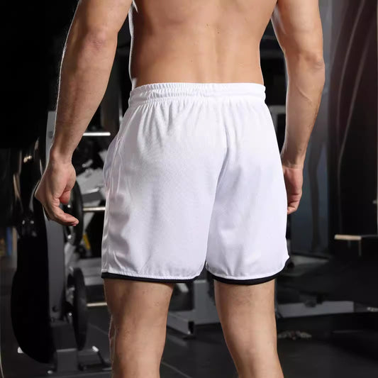 Men's Plus Size Sports Running Shorts - Breathable Wicking Beach Athletic Shorts