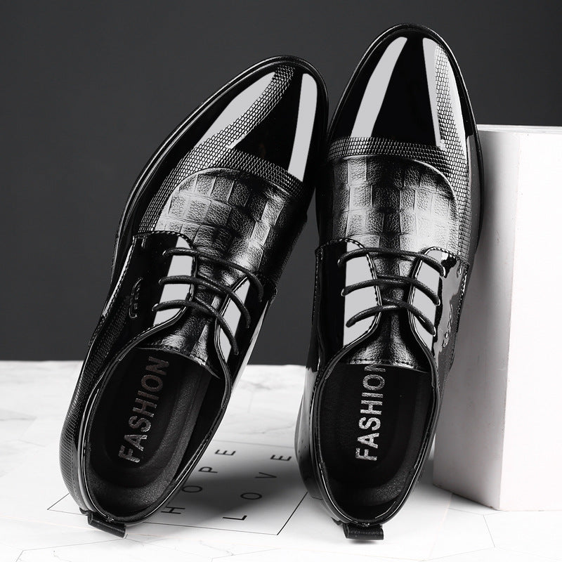 New Business Dress Shoes - Men's Large Size Lace-Up Formal Footwear