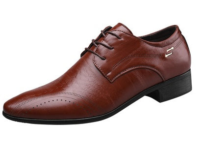 Men's Classic Business Dress Shoes - Professional Formal Leather Footwear