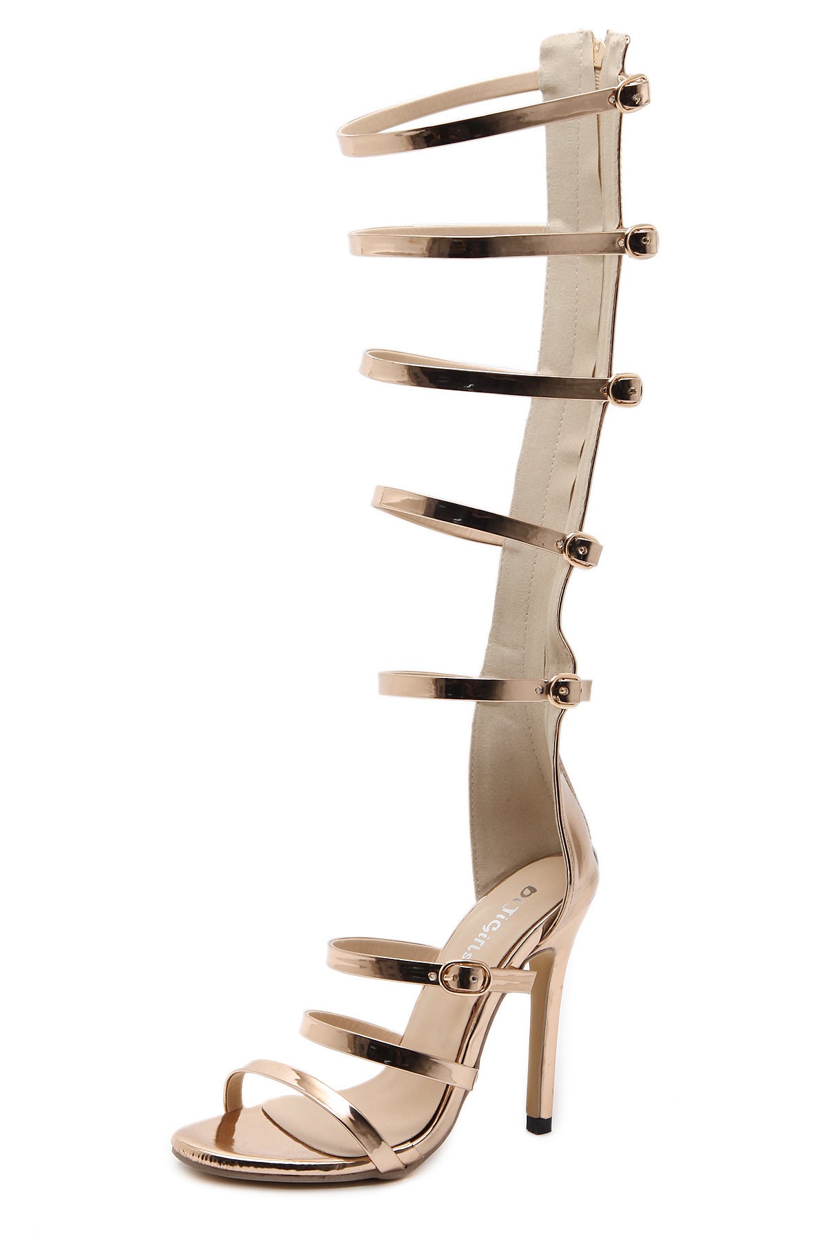 Women's Roman Style Stiletto Sandals - High Heel Hollow-Out Boots