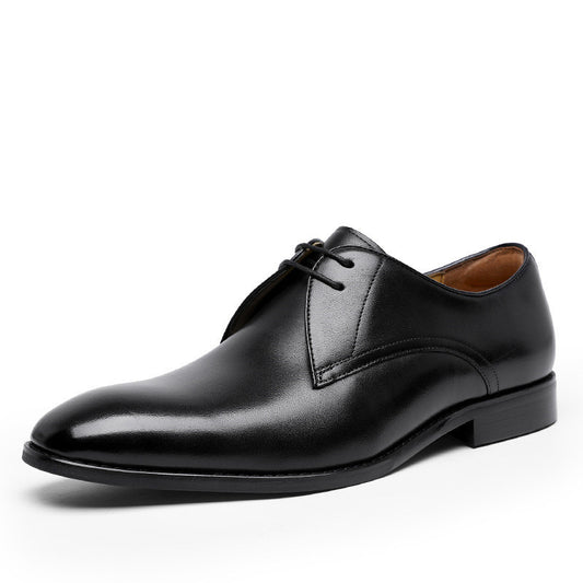 Large Size Dress Leather Shoes - Men's Casual Business Extended Sizes