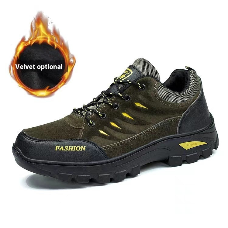 Men's Korean Fashion Hiking Shoes - Casual Outdoor Trail Sneakers