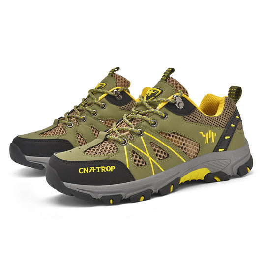 Men's Outdoor Hiking Shoes - All-Season Mountaineering Sneakers