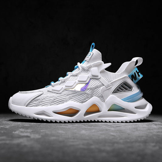 Mesh Breathable Casual Sneakers - Lightweight Athletic Shoes for Men