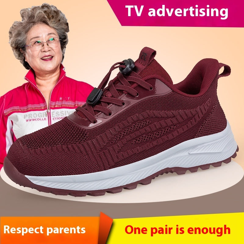 Spring Mesh Sneakers - Lightweight Breathable Soft Bottom Shoes