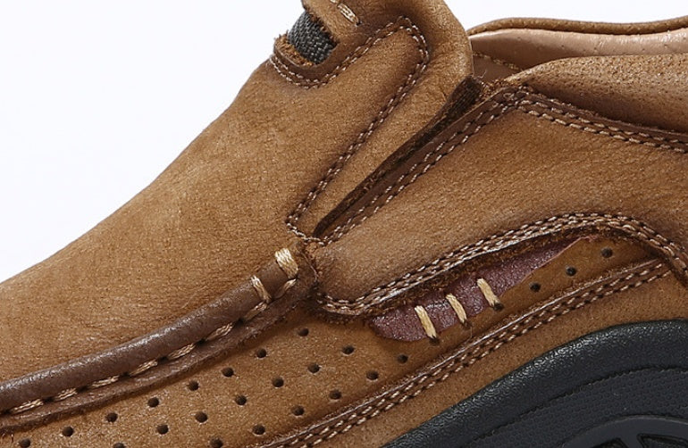 Men's Premium Cowhide Leather Dress Shoes - Multi-Function Formal Footwear