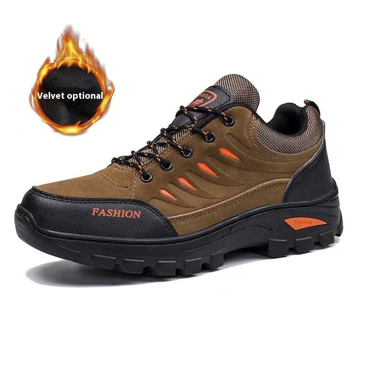Men's Korean Fashion Hiking Shoes - Casual Outdoor Trail Sneakers