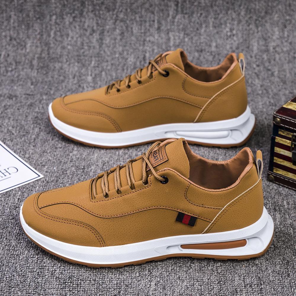 Leather Surface Casual Sports Shoes - Premium Athletic Lifestyle Sneakers