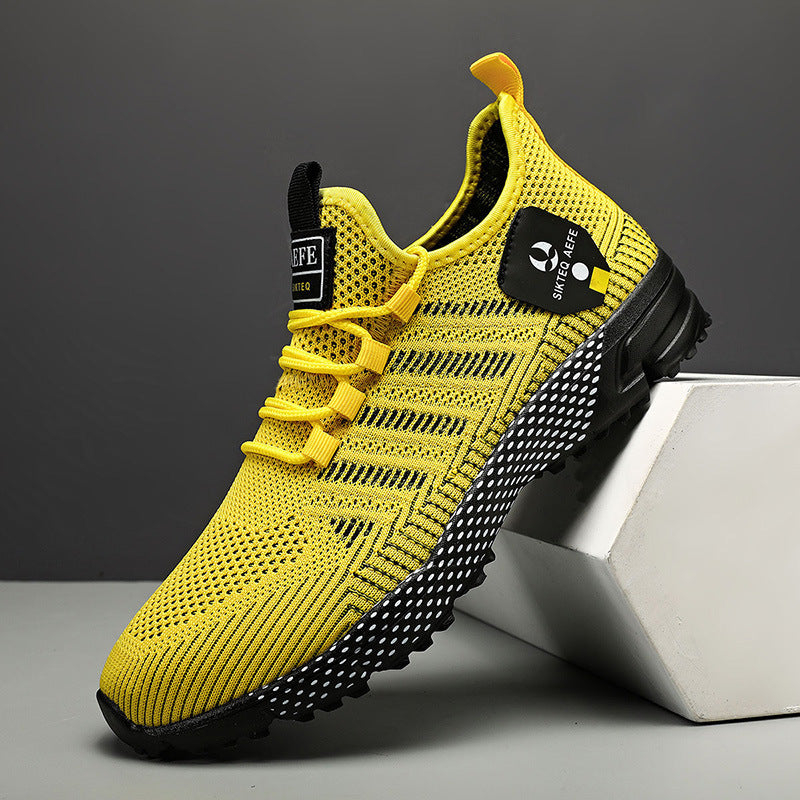 Men's British Style Mesh Sneakers - Cool Minimalist Athletic Shoes