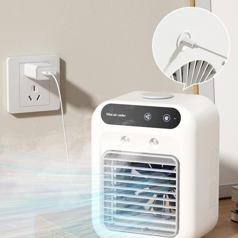 Portable Air Cooler Fan - USB Water Cooling AC for Room, Office & Car