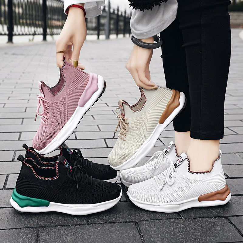 Women's Breathable Running Shoes - Casual Sports Sneakers