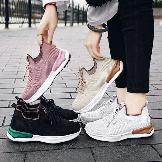 Women's Breathable Running Shoes - Casual Sports Sneakers