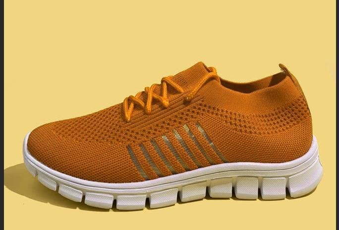 Women's High-Cut Platform Sneakers - Breathable Lace-Up Casual Shoes