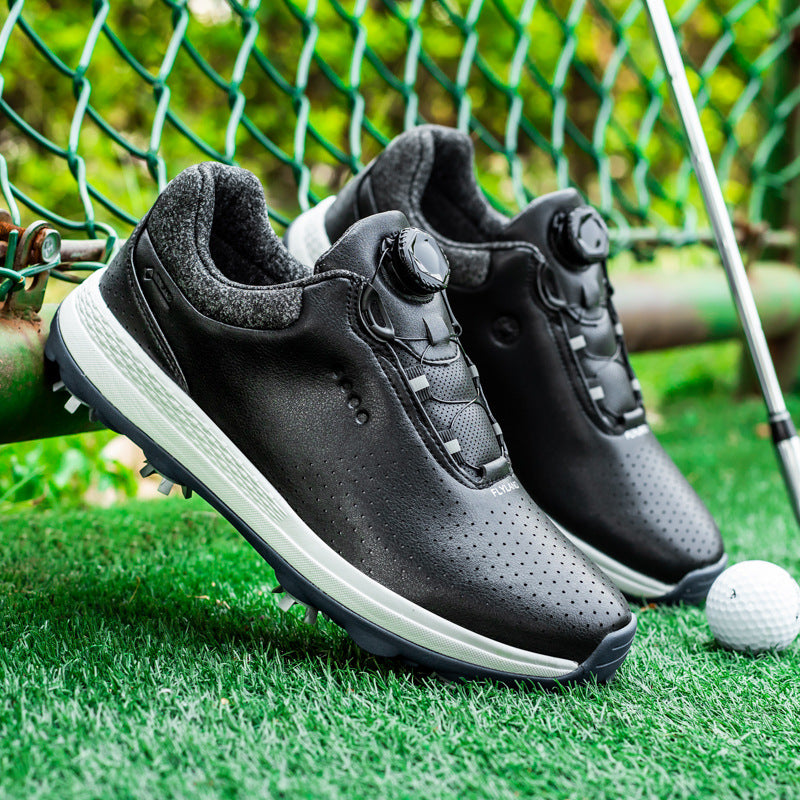 Golf Fashion Platform Sneakers - Low-Top Leisure Athletic Shoes