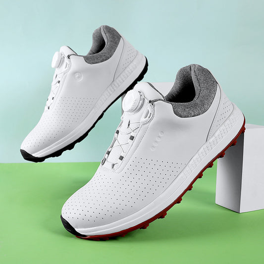 Golf Fashion Platform Sneakers - Low-Top Leisure Athletic Shoes