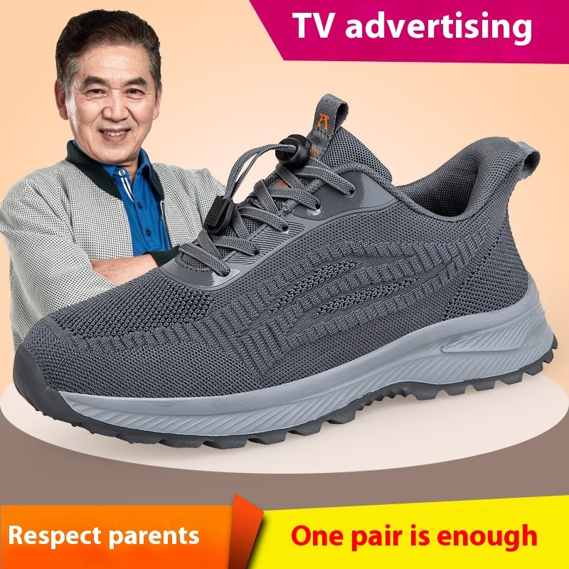 Spring Mesh Sneakers - Lightweight Breathable Soft Bottom Shoes