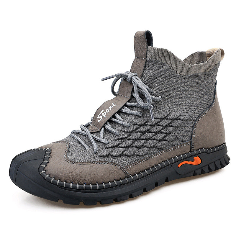 Outdoor Hiking Driving Shoes - Multi-Purpose Tooling Boots for Men