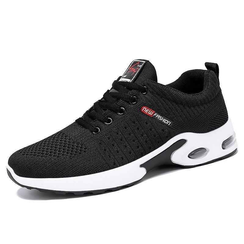 Plus Size Men's Flyknit Sneakers - Breathable Athletic Shoes