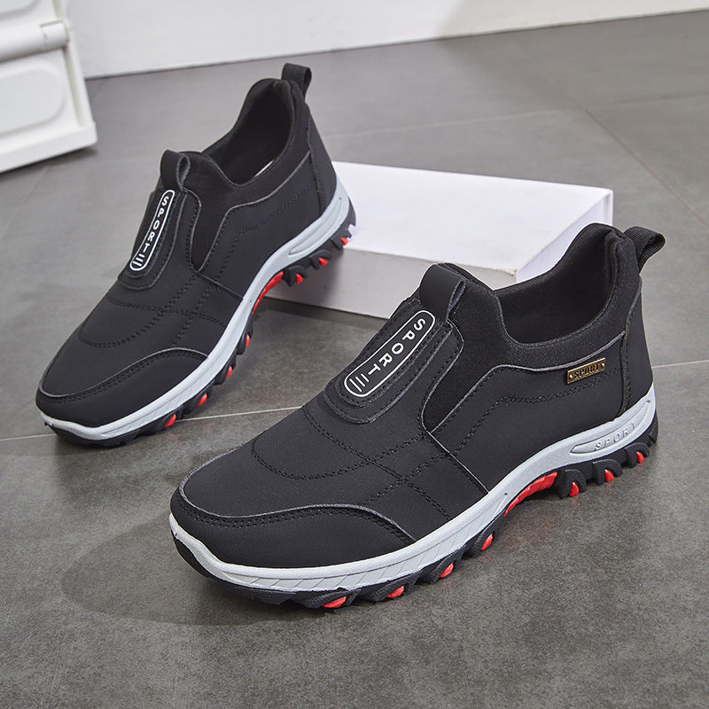Men's Slip-On Walking Shoes - Non-Slip Lightweight Casual Sneakers