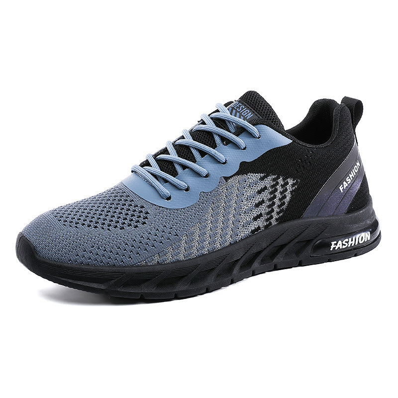 Breathable Fly Woven Mesh Running Sneakers - Casual Athletic Shoes