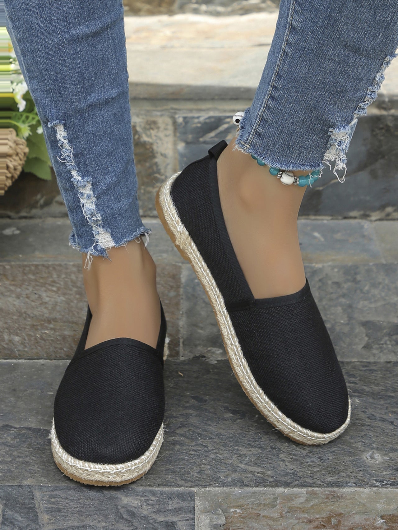 Women's Fisherman Flat Shoes - Casual Rope-Bottom Comfort Shoes