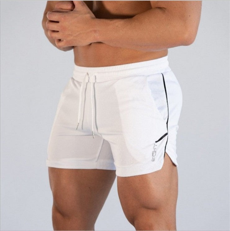 Men's Muscle Training Mesh Beach Shorts - Outdoor Leisure Running Athletic Shorts