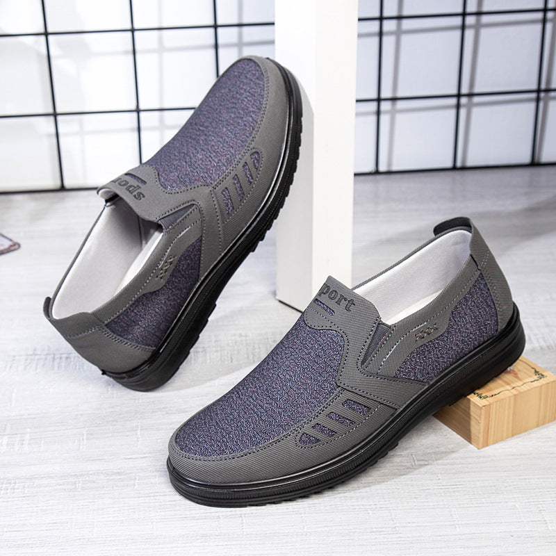 Men's Old Beijing Cloth Shoes - Breathable Thin Casual Shoes for Spring & Autumn