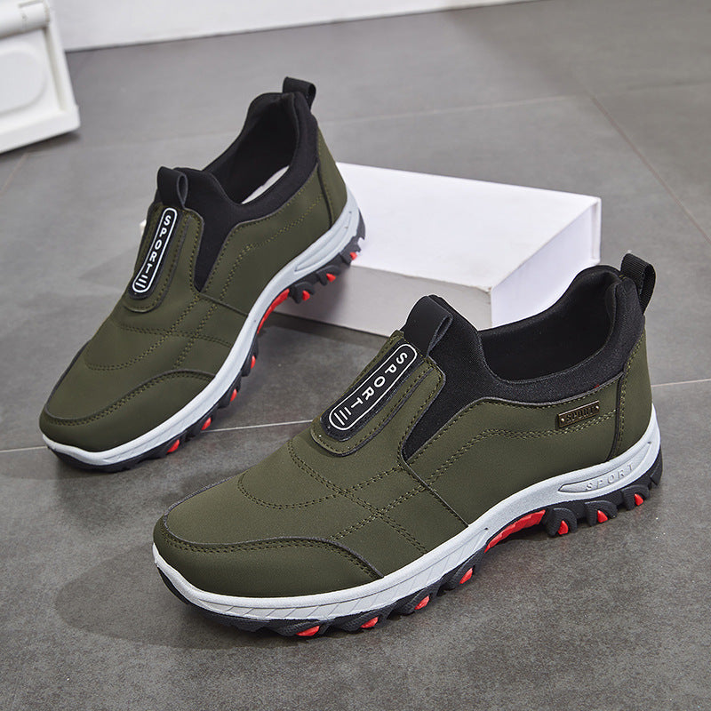Men's Slip-On Walking Shoes - Non-Slip Lightweight Casual Sneakers