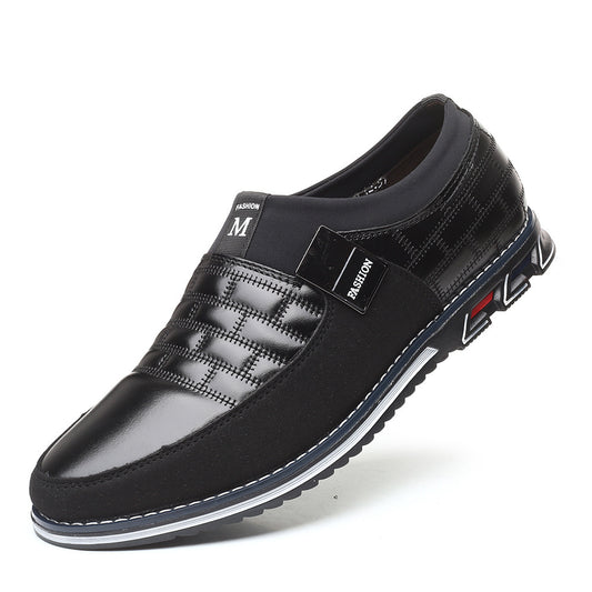 Premium Leather Casual Shoes Men Size 48 - Lace Up Dress Shoes