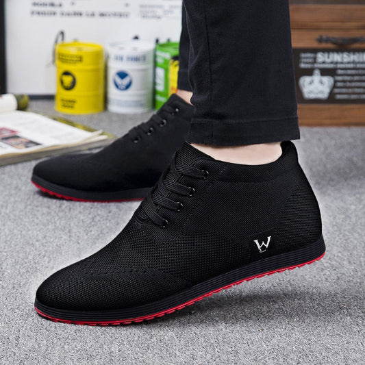 Breathable Canvas Casual Shoes - Single Layer Sneakers for Men
