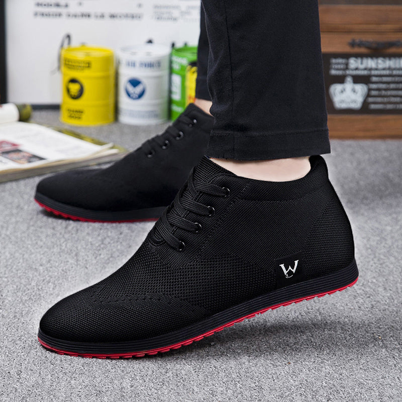 Breathable Canvas Casual Shoes - Single Layer Sneakers for Men