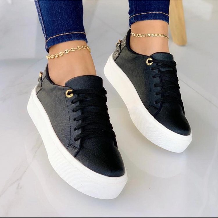 Women's Casual White Sneakers - Classic All-Match Fashion Shoes