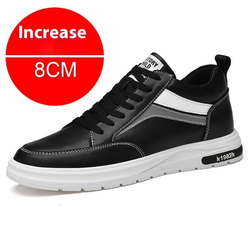 Men's Height Increasing Elevator Sneakers - Invisible Lift Casual Shoes
