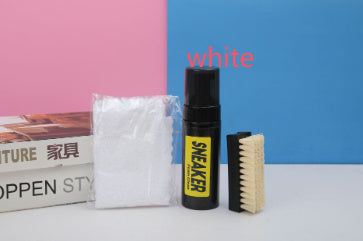 Complete Sneaker Cleaning Kit - White Shoes Foam Cleaner & Dryer