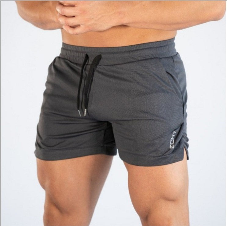 Men's Muscle Training Mesh Beach Shorts - Outdoor Leisure Running Athletic Shorts