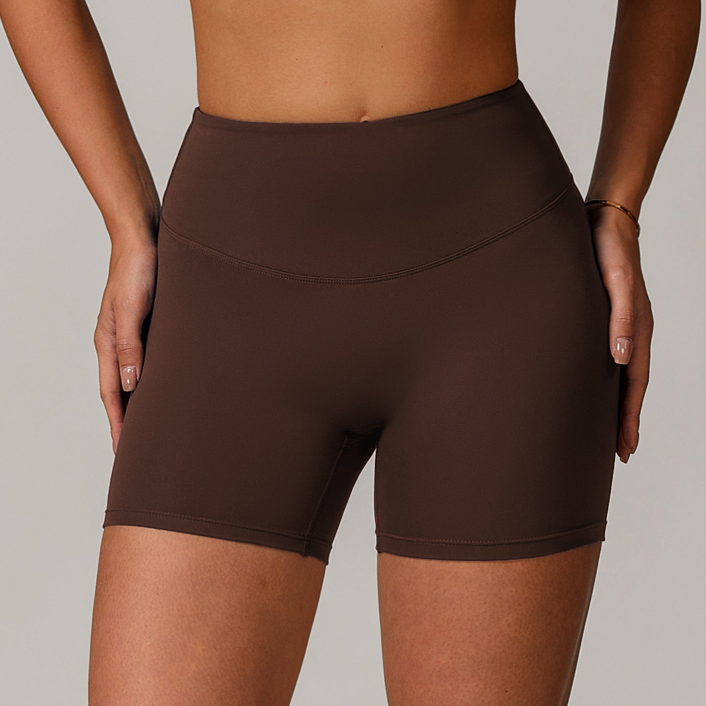 Women's High Waist Hip Lift Yoga Shorts - Running Exercise Athletic Shorts