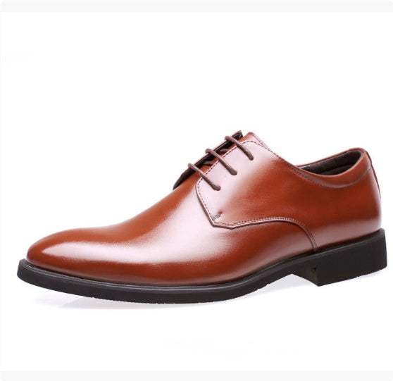 Premium Leather Oxford Shoes - Men's Plus Size Wedding Business