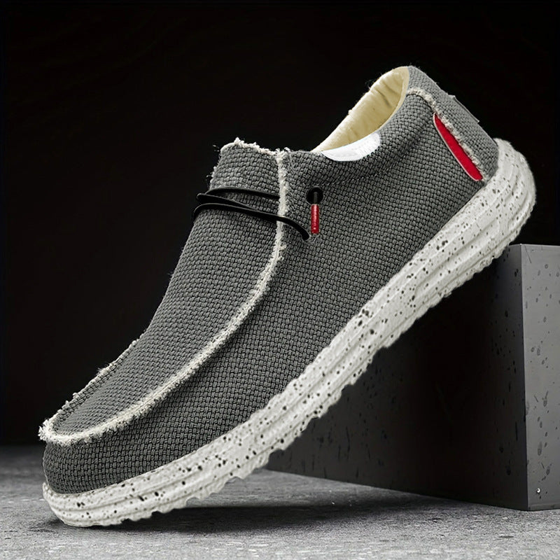 Men's Slip-On Canvas Shoes - Breathable Casual Shoes for Autumn