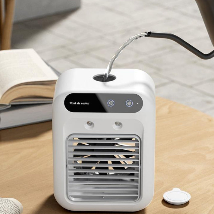 Portable Air Cooler Fan - USB Water Cooling AC for Room, Office & Car