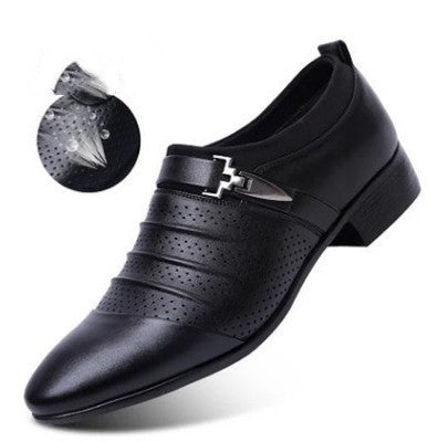 Men's Winter Business Casual Shoes - British Pointed Dress Shoes Large Sizes