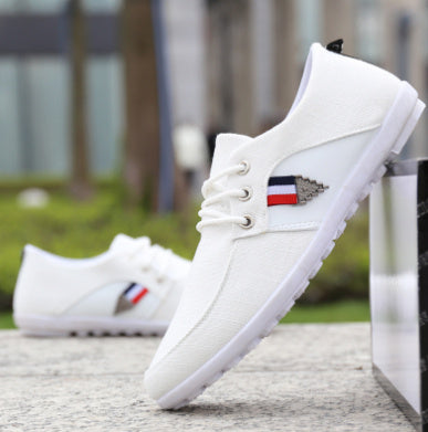 Men's Soft-Soled Canvas Shoes - Comfortable Beijing Cloth Peas Shoes