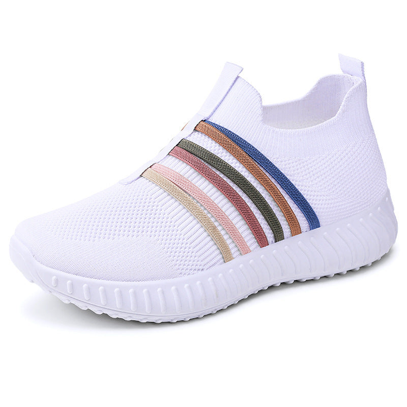 Women's Plus Size Breathable Mesh Pumps - Soft Bottom Casual Shoes