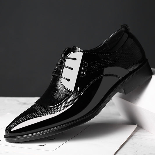 New Business Dress Shoes - Men's Large Size Lace-Up Formal Footwear