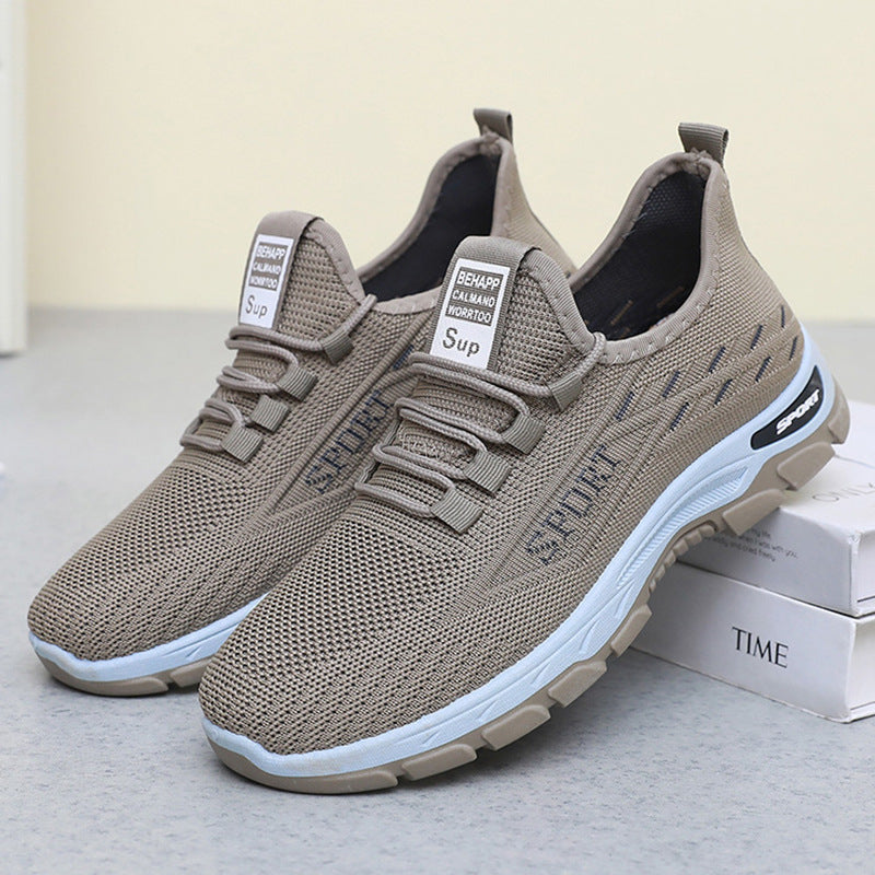 Casual Soft Sole Sneakers - Lightweight Breathable Comfortable Shoes