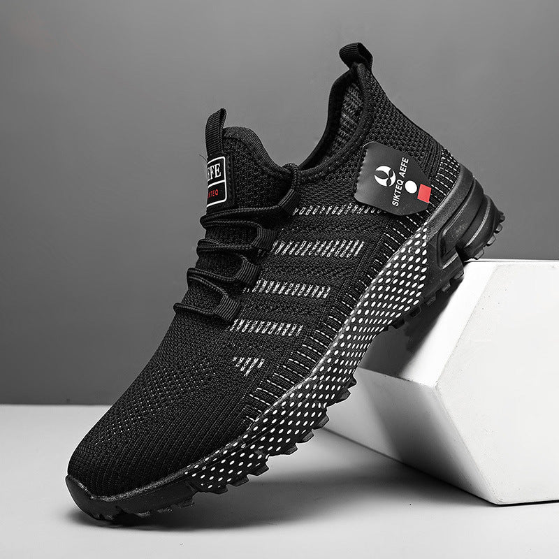 Men's British Style Mesh Sneakers - Cool Minimalist Athletic Shoes